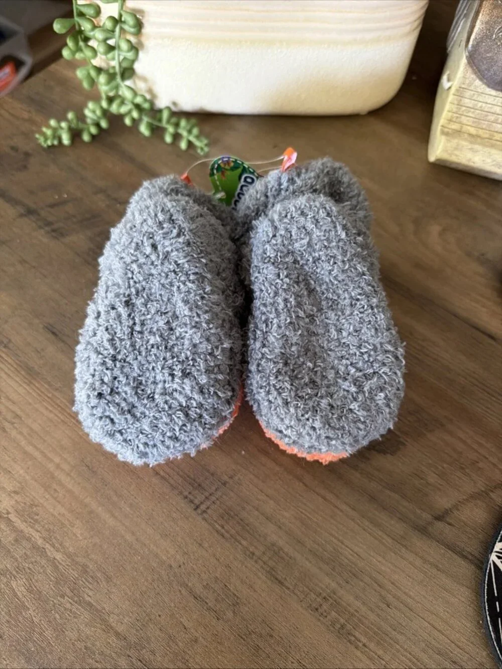 myggpp Baby Halloween Booties - Jack o Lantern Pumpkin - Size 0-6 Months - NWT